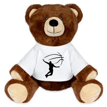 Sport - Nounours RecycelBär® marron - blanc - Devant