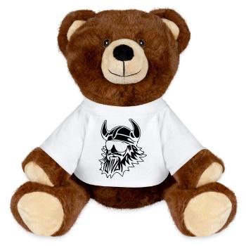 Viking - MiniFeet® RecycelBär® Teddy Bear Brown - white - Front