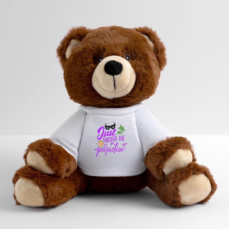 Nur ein weiterer Tag im Paradies MiniFeet® RecycelBär® Braun