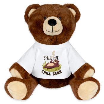 Chill Bear - MiniFeet® RecycelBär® Braun - Weiß - Vorne