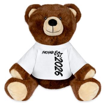 Fachabi 2026 - Nounours RecycelBär® marron - blanc - Devant