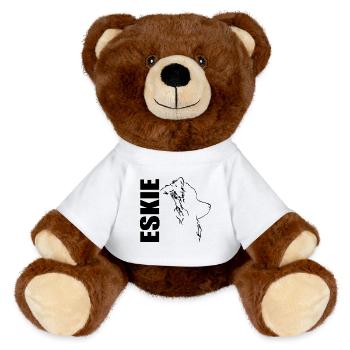 Américain Eskimo Chien Eskie Profil Chiens Wilsigns - Nounours RecycelBär® marron - blanc - Devant