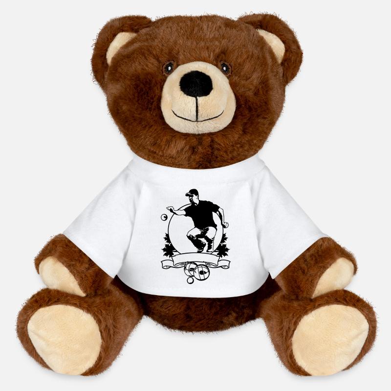 Petanque flex shield - MiniFeet® RecycelBär® Teddy Bear Brown - white