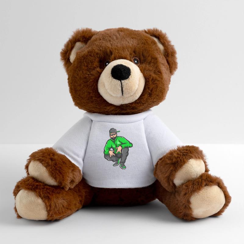 Bad Boy, Rapper, Rapper, Rapper, Big Up MiniFeet® RecycelBär® Braun