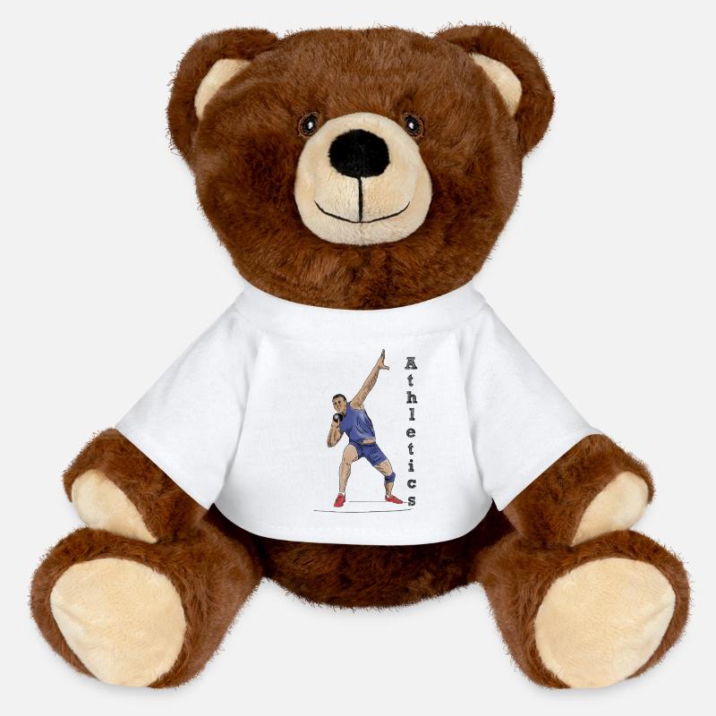 Kugelstoß - MiniFeet® RecycelBär® Braun - Weiß