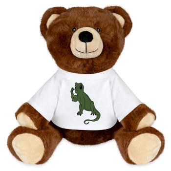 Green Lizard Flex - MiniFeet® RecycelBär® Braun - Weiß - Vorne
