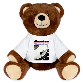 The Mono Sound - Rotating Vinyl - MiniFeet® RecycelBär® Teddy Bear Brown - white - Front