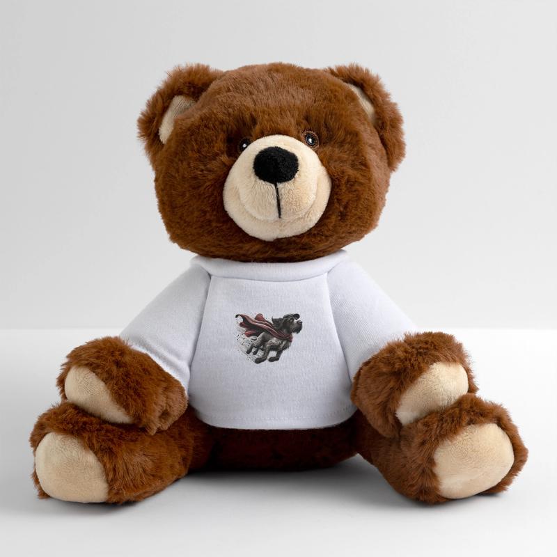 Super Hund Deutsch Drahthaar DD Pointer Geschenk MiniFeet® RecycelBär® Braun