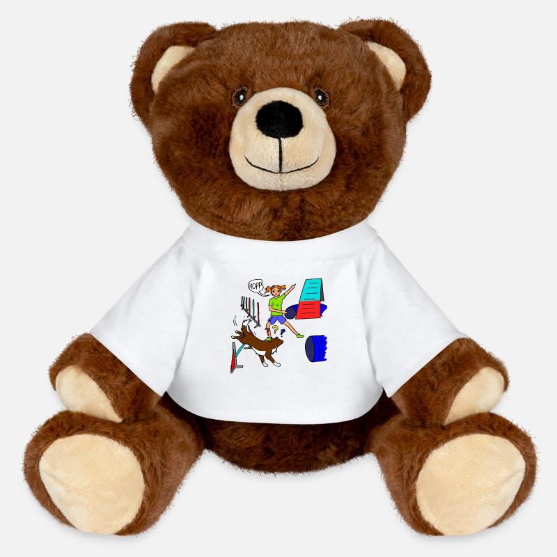 Hopp! - MiniFeet® RecycelBär® Braun - Weiß