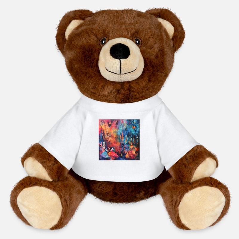 Märchennacht - MiniFeet® RecycelBär® Braun - Weiß