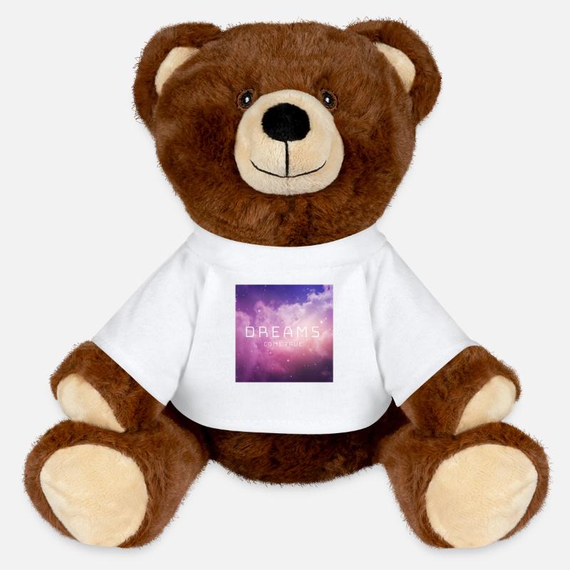 Dreams come true. - MiniFeet® RecycelBär® Braun - Weiß