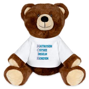 Matrosen Moin - MiniFeet® RecycelBär® Braun - Weiß - Vorne