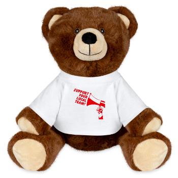 Unterstützen Sie Ihr lokales Team Helsingborg - MiniFeet® RecycelBär® Braun - Weiß - Vorne