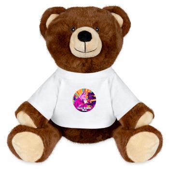 Cosy Brunch Club - MiniFeet® RecycelBär® Teddy Bear Brown - white - Front