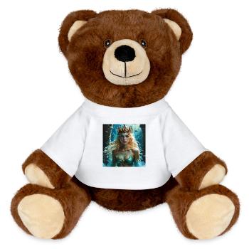 OCEAN GODESS DELUXE - MiniFeet® RecycelBär® Braun - Weiß - Vorne