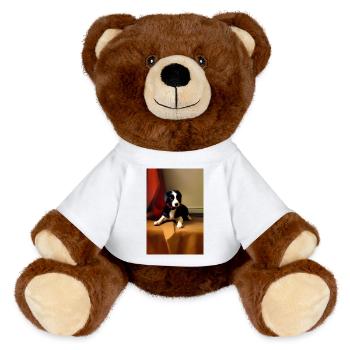 Photo de chien - Nounours RecycelBär® marron - blanc - Devant