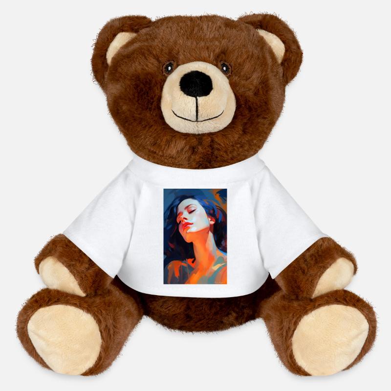 Dream Reflection - MiniFeet® RecycelBär® Teddy Bear Brown - white