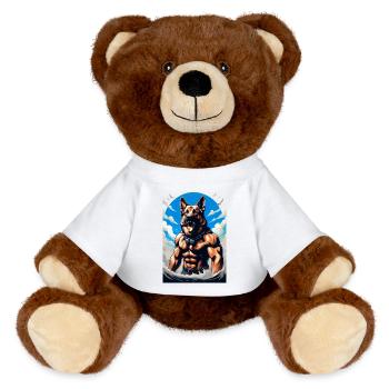 SummerDog - MiniFeet® RecycelBär® Teddy Bear Brown - white - Front