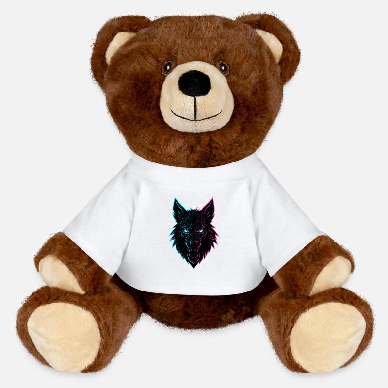 CROC NÉON - Nounours RecycelBär® marron - blanc