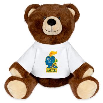 INEXHAUSTIBLE CAPITAL - MiniFeet® RecycelBär® Teddy Bear Brown - white - Front