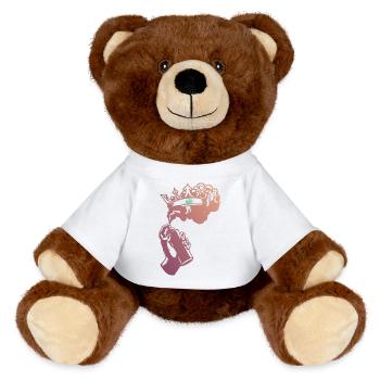 Royal Vape Mist - MiniFeet® RecycelBär® Teddy Bear Brown - white - Front