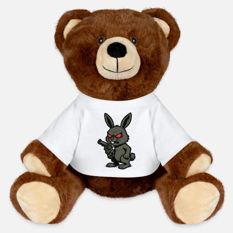 Bad Bunny - MiniFeet® RecycelBär® Braun - Weiß