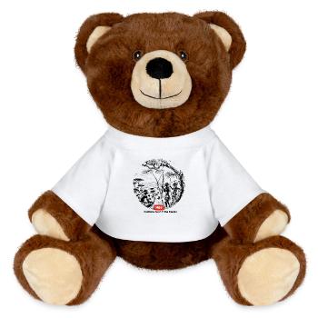 LGBT 48 - MiniFeet® RecycelBär® Teddy Bear Brown - white - Front