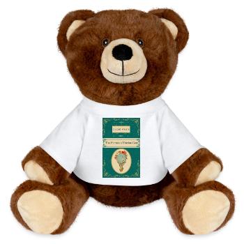 Oscar Wilde - The Picture of Dorian Gray - MiniFeet® RecycelBär® Teddy Bear Brown - white - Front
