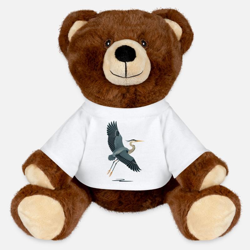Élégant Sea Blanker dans la pose de vol - Nounours RecycelBär® marron - blanc
