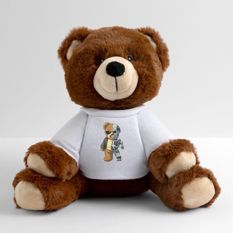 Bear Robot Cyborg MiniFeet® RecycelBär® Teddy Bear Brown