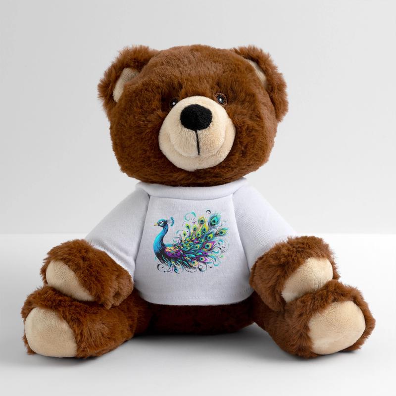 Peacock MiniFeet® RecycelBär® Teddy Bear Brown