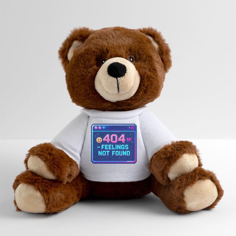 Y2K Retro – 404 sentiments introuvables Nounours RecycelBär® marron