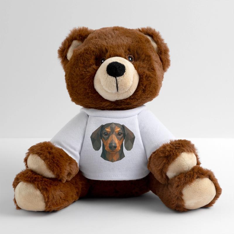 Teckel mignon – Polygon Dog Design Nounours RecycelBär® marron