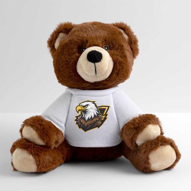 Aigle avec Accent Doré Nounours RecycelBär® marron