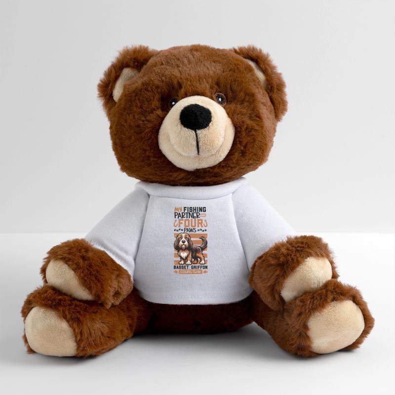 Pêche et Grand Bleu de Gascogne Nounours RecycelBär® marron