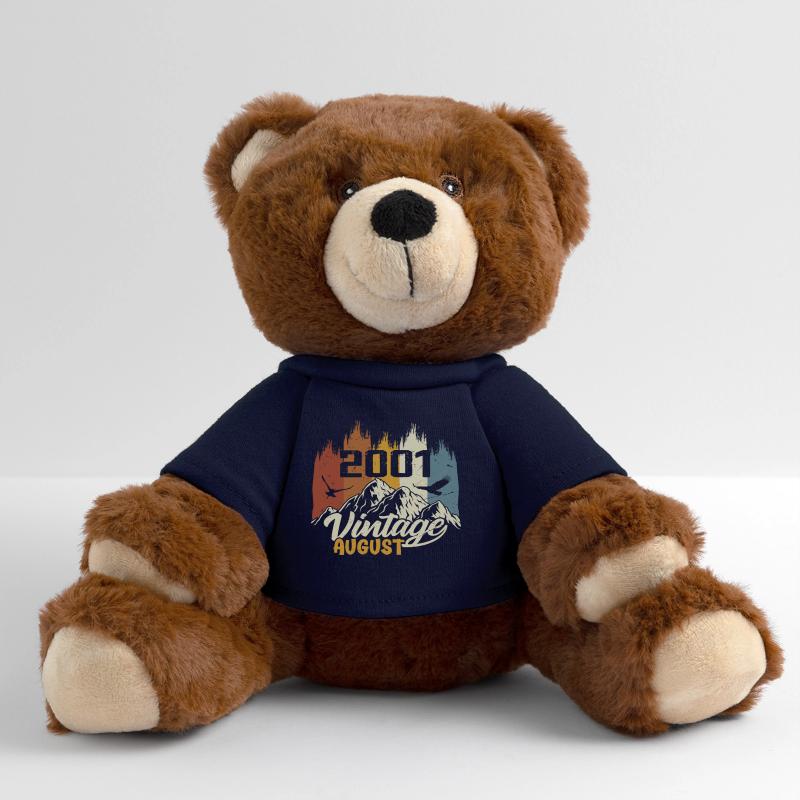 Legendary Since August 2001 Birthday Gift 2001 MiniFeet® RecycelBär® Teddy Bear Brown