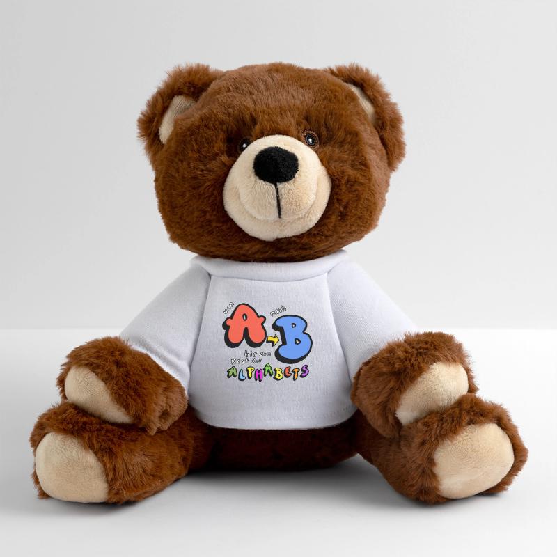D’un point A à un point B Nounours RecycelBär® marron