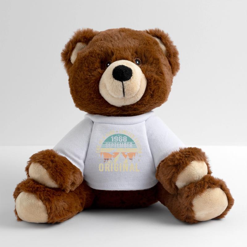 September 1968 Geburtstag - Legende Seit September MiniFeet® RecycelBär® Braun