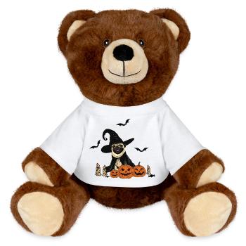 Halloween pour chiens - Nounours RecycelBär® marron - blanc - Devant