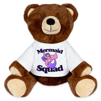 Meerjungfrauen-Squad-Gradient - MiniFeet® RecycelBär® Braun - Weiß - Vorne