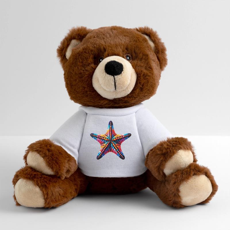 Étoile de mer Nounours RecycelBär® marron