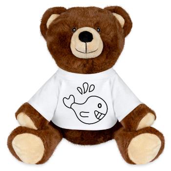 anniversary. Anniversary Decade. humor. funny - MiniFeet® RecycelBär® Teddy Bear Brown - white - Front