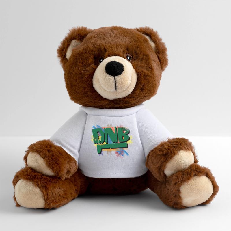 DNB Graffiti Burst MiniFeet® RecycelBär® Teddy Bear Brown