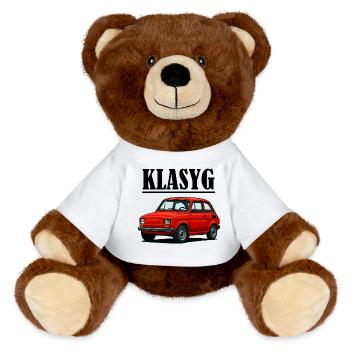 126p Classe - Nounours RecycelBär® marron - blanc - Devant