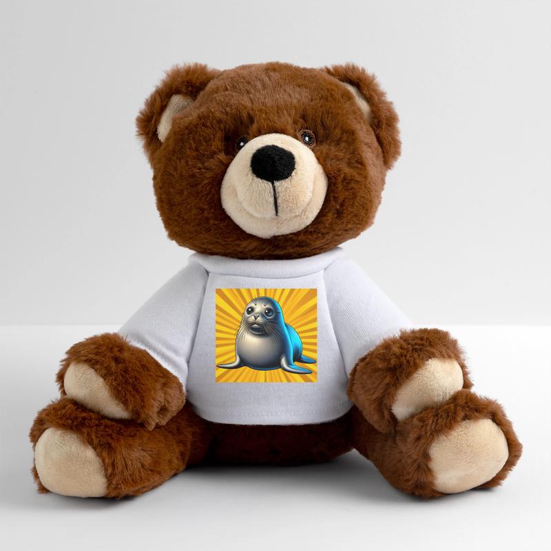 Phoque Nounours RecycelBär® marron