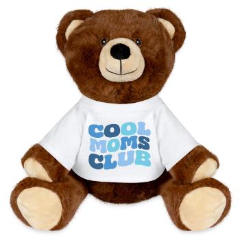 Club des mamans cool - Nounours RecycelBär® marron - blanc - Devant