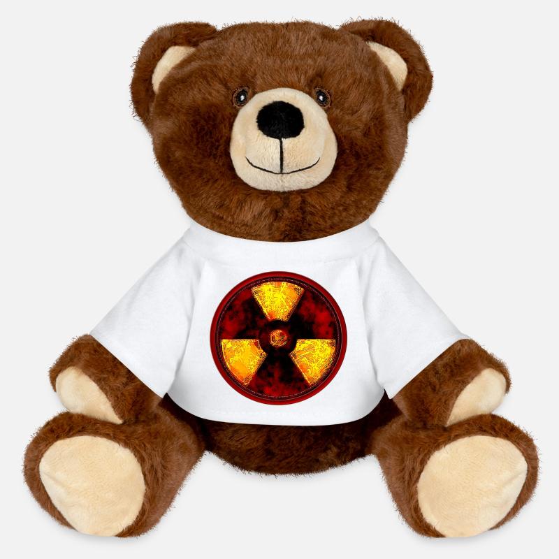 Radioactivité - Nounours RecycelBär® marron - blanc
