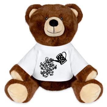 The Return of Spring (Black) - MiniFeet® RecycelBär® Teddy Bear Brown - white - Front