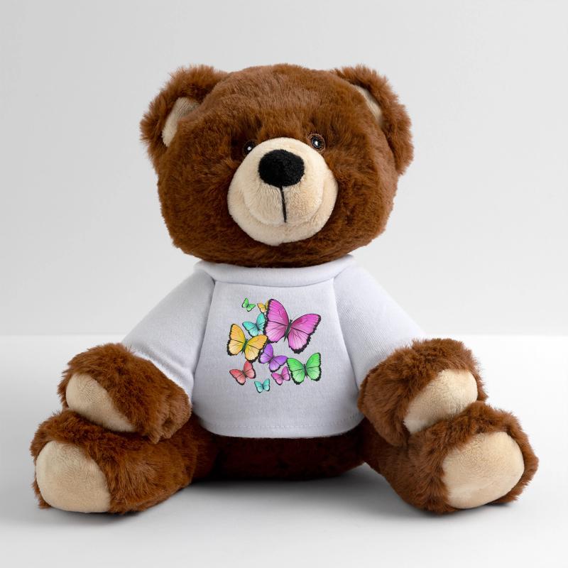 papillons de couleur sauvage Nounours RecycelBär® marron