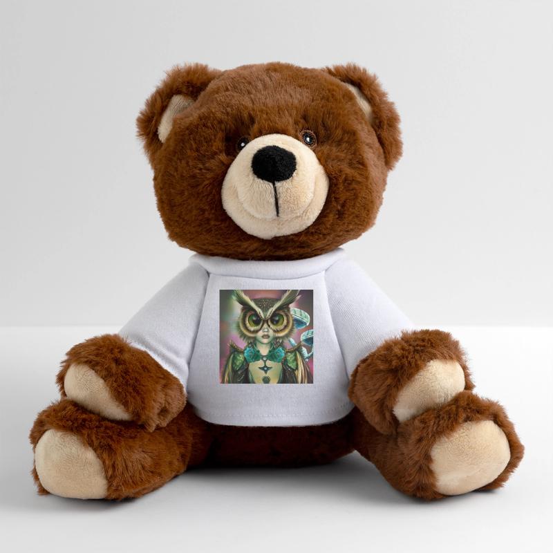Das Mädchen, das eine Eule werden kann MiniFeet® RecycelBär® Braun